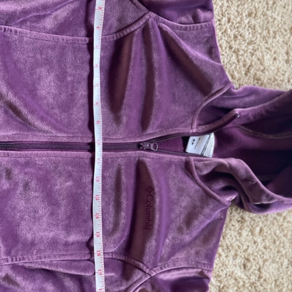 Columbia purple velvet jacket size S - Picture 3 of 4